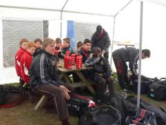 BP 3 laddar för första cupmatchen