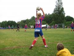 Matilda tar inkast.