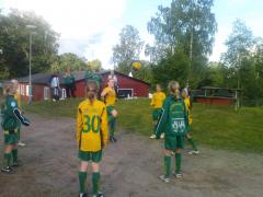 Lite tekniksövningar i väntan på match
