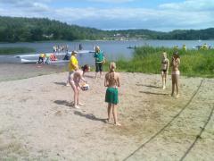 Lite strandvolleyboll...