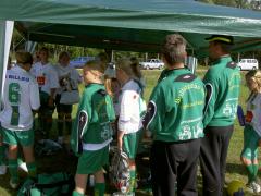 Samling efter Skiljebo matchen.