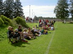 Publiken väntar med spänning.