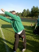 Tony kör sin morgon gympa vi sträcker hit...