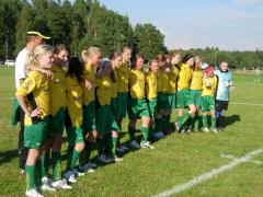 Vi tackar motståndarna och domaren och sedan vågen till...