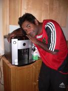 Micke klarar sig inte utan sin Jura 3000!