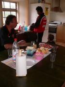 ...och special treat för Björn och Anna - räkor. 