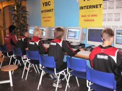 Internetcafé vid sekretariatet