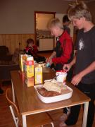 ...dukar fram och middagslaget diskar.