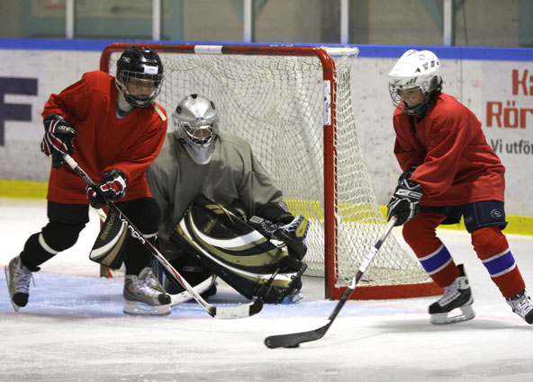 Bild: Träningsmatch för grupp C