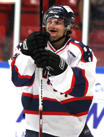 Bild: Robin Larsson målgörare i matchen borta mot Kristianstad