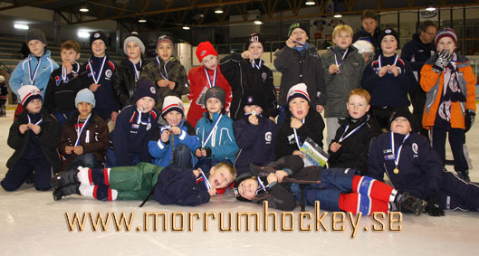 Bild: Mörrum hockeys yngsta lag U8 var ett av lagen i Sparbanken i Karlshamn U8 cup