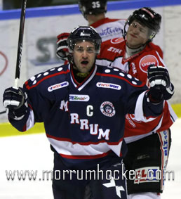 Bild: Mörrum Hockeys lagkapten Andreas Svensson