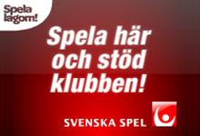 Spela lagom. Svenska Spel.