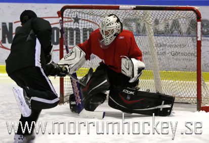 Bild: Mörrum Hockey arrangerade Målvaktscamp tillsammans med Magnus från Sampan.se