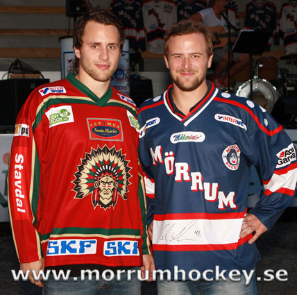 Bild: 2 x Hedman - Oscar (Frölunda Indians) och Johan (Mörrum Hockey)