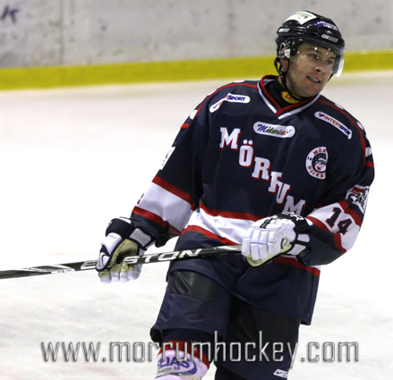 Bild: Mörrums nyförvärv Keegan Danserau gjorde Mörrums mål