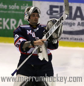 Bild: Mörrums målvakt Mikael Heintz hyllades av Mörrumsklacken