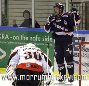 Bild: Mörrums Olof Svensson efter reducering 2-4 hemma mot OIK