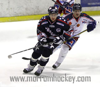 Bild: Mörrums Keegan Danserau meste poängplockaren i matchen hemma mot Västervik IK