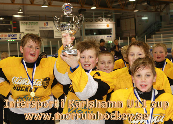 Bild: Segrare i Intersport i Karlshamn U11 cup i Mörrum 2010 - Glimma Hockey