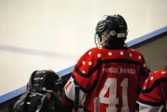 Simon gör sig redo för inhopp