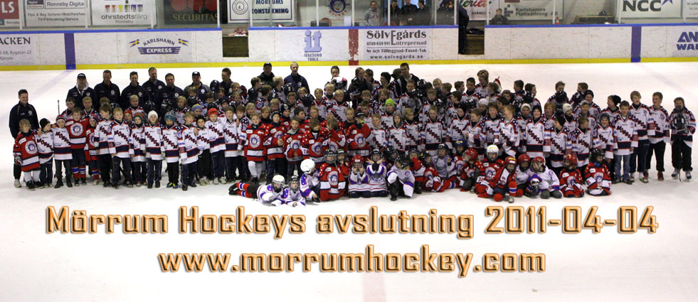 Bild: Mörrum Hockeys gemensamma avslutning säsongen 2010/2011
