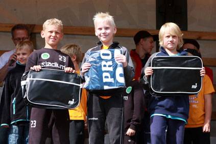 Bild: Bästa lagkompis och utsedd spelare som utvecklats mest under veckan