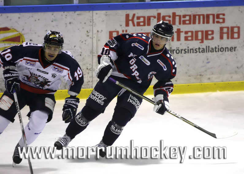 Bild: Mörrums nye spelare Casey Fazekas var på plats