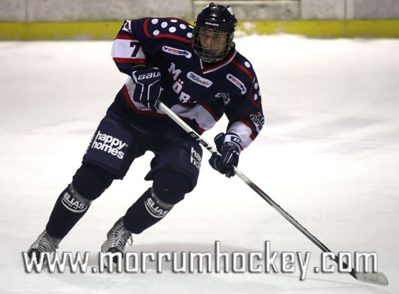 Bild: A-lags premiär för Mörrum hockeys spelare Herman Hansson
