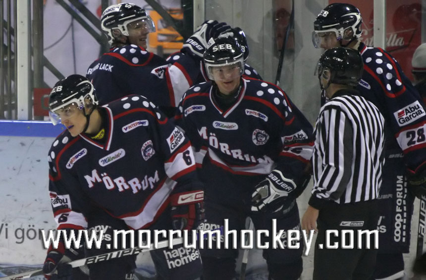 Bild: Mörrums Carl Ackered gjorde Mörrums 1-0 mål i matchen mot Kristianstad IK