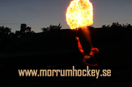 Eldblåsare på Mörrum Sommarhockeyskola 2013