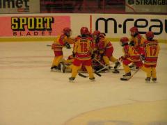 Vi vann matchen.