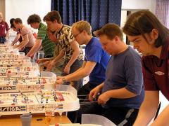 Olov underhöll med starkt pianospel i pausen!