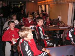 Ombord hittade vi en TV