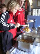 Lunch på vårt "hotell"