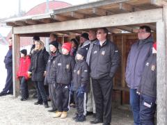 Hjärterum=stjärterum! Publiken sökte skydd mot regnskurarna.