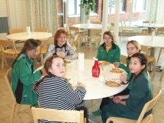 Spagetti och köttfärssås till lunch