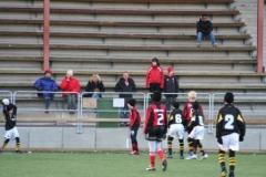 På planen: AIK vs.BP. På läktaren: Klacken vs. Kung Bore