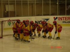 Uppladdning inför match i Vårcupen Tumba
