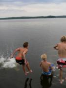 "fota när jag hoppar!"...