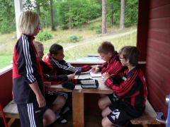 En hälsning i gästboken också