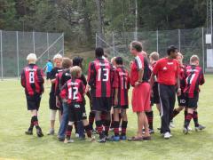 Avslutning med träningsmatch...