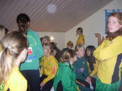 Samling med krigsmålning